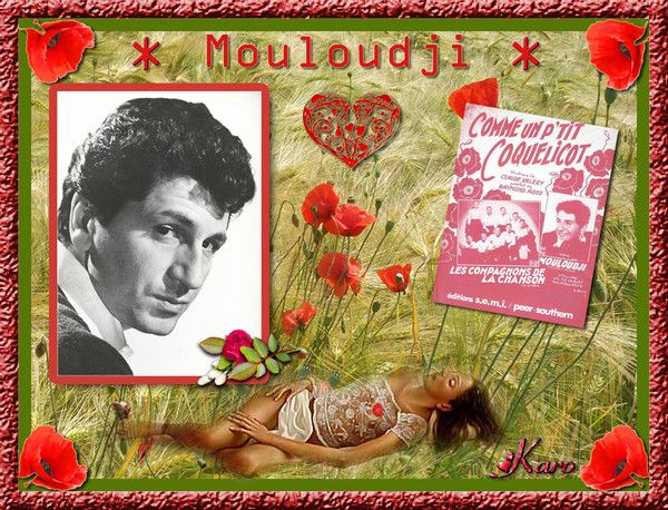 Un Jour La P'tite Huguette Paroles Mouloudji - " Comme un p'tit coquelicot